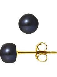 Pearline Kolczyki-wkrętki z perłami w kolorze tahiti rozmiar: onesize. Czarne kolczyki Pearline, z perłą, złote. Za 207.95 zł.