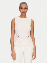 Guess Bluzka W5GP54 KCBO2 Różowy Regular Fit. Czerwone bluzki Guess, xs, z aplikacjami, z syntetyku, bez kołnierzyka, bez ramiączek. Za 269.99 zł.