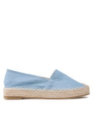 Jenny Fairy Espadryle WSS990-106 Niebieski. Niebieskie espadryle Jenny Fairy, bez wzorów, z materiału, bez obcasa, bez zapięcia. Za 99.99 zł.