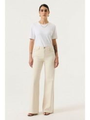 Garcia Dżinsy - Comfort fit - w kolorze beżowym rozmiar: W25/L32. Brązowe jeansy Garcia, l, z aplikacjami, z podwyższonym stanem. Za 244.95 zł.
