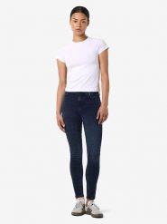 Noisy may Dżinsy "Nmsendie" - Skinny fit - w kolorze granatowym rozmiar: W26/L30. Niebieskie jeansy Noisy may, l, bez wzorów. Za 105.63 zł.