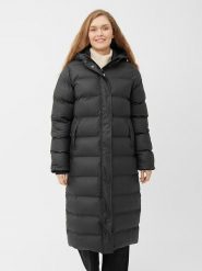 Derbe Płaszcz zimowy w kolorze czarnym rozmiar: 46. Czarne płaszcze Derbe, na zimę, bez wzorów, z puchu, bez kaptura. Za 490.95 zł.