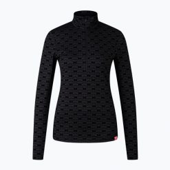 Longsleeve termoaktywny damski BOGNER FIRE+ICE Margo 2. Czarne bielizna sportowa bez wzorów. Za 569.99 zł.