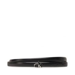 Pasek Damski Calvin Klein. Czarne paski Calvin Klein, bez wzorów. Za 129.99 zł.