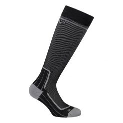 Skarpety trekkingowe CMP WOOL LONG anatomiczne długie. Czarne skarpety CMP, bez wzorów. Za 89.99 zł.