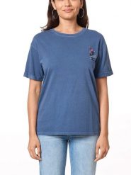 Scotch & Soda Koszulka w kolorze granatowym rozmiar: S. Niebieskie bluzki Scotch & Soda, s, z aplikacjami, z bawełny, bez kołnierzyka, bez ramiączek. Za 70.41 zł.