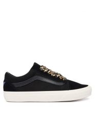 Vans Tenisówki Old Skool VN000DB3EZJ1 Czarny. Czarne trampki Vans, bez wzorów, ze skóry, bez zapięcia. Za 399.99 zł.