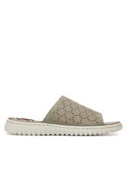Go Soft Klapki LA3J9143-4 Szary. Szare klapki GO SOFT, bez wzorów, z materiału, bez obcasa. Za 119.99 zł.