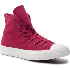 Trampki CONVERSE - Ctas Hi 163302C Rhubarb/Desert Peach/White. Czerwone trampki Converse, bez wzorów, z gumy, bez zapięcia. W wyprzedaży za 219.00 zł.
