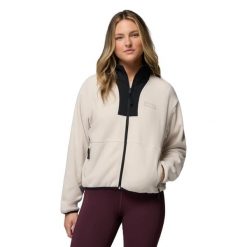 Bluza dresowa sportowa damska Sequoia Grove II FZ. Brązowe bluzy Columbia, l, bez wzorów, z dresówki, bez kaptura. Za 249.99 zł.