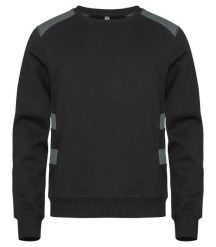 Clique Ambition Roundneck bluza unisex z recyklingowanego poliestru – Pistol. Szare bluzy CLIQUE, l, bez wzorów, z bawełny, bez kaptura. Za 173.55 zł.