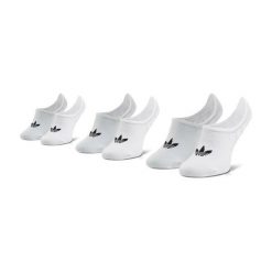 Stopki adidas. Białe skarpety Adidas, bez wzorów. Za 49.99 zł.