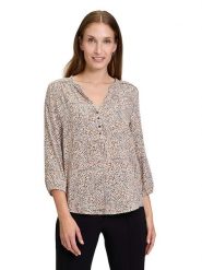 CARTOON Bluzka w kolorze beżowym rozmiar: 40. Brązowe bluzki Cartoon, bez wzorów, z wiskozy, bez kołnierzyka, bez ramiączek. Za 113.36 zł.