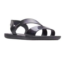 Sandały Damskie Vibe. Czarne sandały Ipanema, bez wzorów, z gumy, sportowe, bez obcasa, bez zapięcia. Za 149.99 zł.