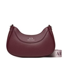 Torebka Armani Exchange. Czerwone listonoszki Armani Exchange, bez wzorów, bez dodatków. Za 569.99 zł.