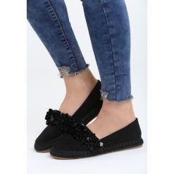 Czarne Espadryle Yes Y'All. Czarne espadryle Born2be, bez wzorów, bez obcasa, na płaskiej podeszwie, bez zapięcia. Za 49.99 zł.
