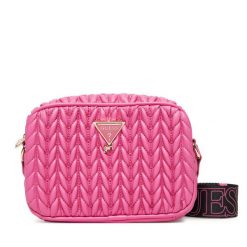 Torebka Guess. Czerwone listonoszki Guess, z aplikacjami, bez dodatków. Za 269.99 zł.