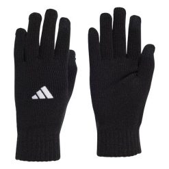 Tiro League Gloves. Białe rękawiczki Adidas, bez wzorów, z dzianiny, sportowe. Za 89.95 zł.