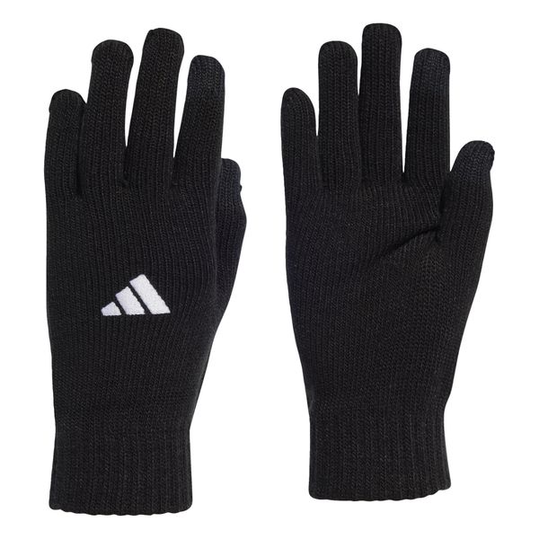 Tiro League Gloves. Białe rękawiczki Adidas, bez wzorów, z dzianiny, sportowe. W wyprzedaży za 71.96 zł.