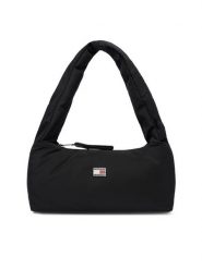 Tommy Jeans Torebka Tjw Urban Nylon Shoulder Bag AW0AW17886 Czarny. Czarne torebki klasyczne Tommy Jeans, bez wzorów, z jeansu, bez dodatków. Za 429.99 zł.