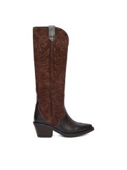 Badura Kowbojki EO-BAYLOR-5033-25 Brązowy. Brązowe kozaki Badura, ze skóry, bez obcasa, na słupku, bez zapięcia. Za 629.99 zł.