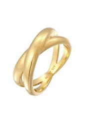 Elli Damska obrączka w formie X krzyżyk Trend w srebrze próby 925 Sterling Silver Pierścionki 1 ct Damski. Szare pierścionki Elli, srebrne. Za 213.99 zł.