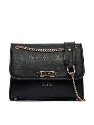 Guess Torebka HWPD99 16210 Czarny. Czarne listonoszki Guess, z aplikacjami, ze skóry, bez dodatków. Za 569.99 zł.