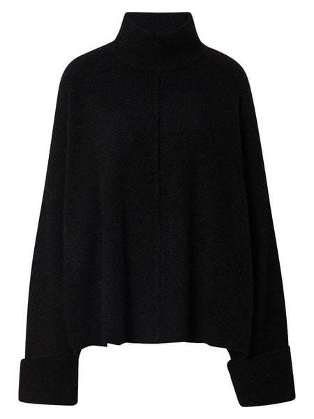 LeGer Sweter "Rafaela" w kolorze czarnym rozmiar: 36. Czarne swetry LeGer, bez wzorów, prążkowane, bez ramiączek. Za 132.98 zł.