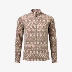 Bluza Polarowa Rozpinana Wędrówki Kobieta Idre Oddychający. Brązowe bluzy SWEDEMOUNT, m, bez wzorów, z materiału, bez kaptura. Za 116.99 zł.