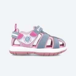 Sandały GARVALIN 242815G Niebieski. Czerwone sandały Garvalin, bez wzorów, z syntetyku, bez obcasa, bez zapięcia. Za 151.07 zł.