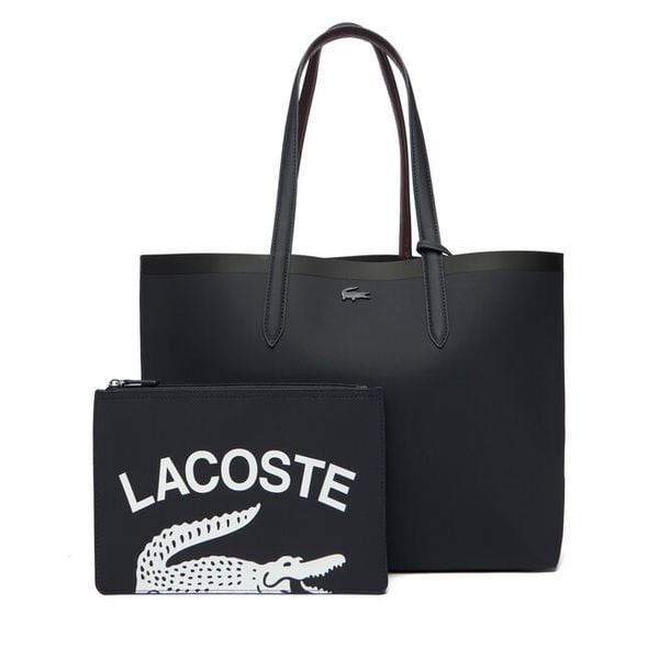 Torebka Lacoste. Czerwone torebki klasyczne Lacoste, bez wzorów, bez dodatków. Za 689.99 zł.