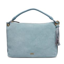 Torebka Tommy Hilfiger. Niebieskie torebki klasyczne TOMMY HILFIGER, bez wzorów, bez dodatków. Za 1,099.00 zł.