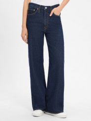 Levi's Dżinsy - Szeroka nogawka w prążki Kobiety Bawełna niebieski, 27-32. Niebieskie jeansy Levi's®, s, bez wzorów. Za 649.95 zł.