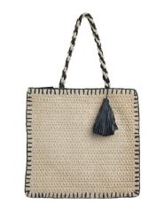 BLE Torebka w kolorze beżowym - 34 x 34 x 16 cm rozmiar: onesize. Brązowe torby na ramię BLE, bez wzorów, z materiału, na ramię, bez dodatków. Za 67.40 zł.