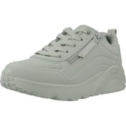 Buty SKECHERS UNO LITE - EASY ZIP Zielony. Zielone trekkingi Skechers, trekkingowe. Za 174.99 zł.