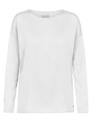 Herrlicher Sweter "Jola" w kolorze białym rozmiar: L. Białe swetry Herrlicher, l, bez wzorów, z bawełny, bez ramiączek. Za 172.95 zł.