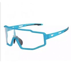 Okulary rowerowe / sportowe fotochrom ROCKBROS UV400 (SP225BL) niebieskie. Niebieskie okulary przeciwsłoneczne ROCKBROS, bez wzorów, sportowe. Za 99.00 zł.
