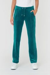 JUICY COUTURE Turkusowe damskie spodnie Tina, Rozmiar XS. Niebieskie spodnie dresowe Juicy Couture, s, bez wzorów, z dresówki. W wyprzedaży za 269.99 zł.
