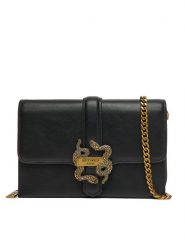 Just Cavalli Torebka 79RA5PA6 Czarny. Czarne listonoszki Just Cavalli, bez wzorów, ze skóry, bez dodatków. Za 669.99 zł.