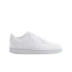 Buty do chodzenia damskie Nike Court Vision. Białe obuwie sportowe Nike, bez zapięcia, trekkingowe, Nike Court. Za 299.00 zł.