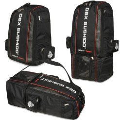 Torba treningowa 3w1 - Plecak + Torba - DBX Bushido DBX-SB-20. Czarne torby na ramię DBX BUSHIDO, bez wzorów, z materiału, na ramię, duże, bez dodatków. Za 259.99 zł.