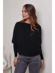 Soft Cashmere Sweter w kolorze czarnym rozmiar: 38/40. Czarne swetry Soft Cashmere, bez wzorów, z kaszmiru, bez ramiączek. Za 118.84 zł.