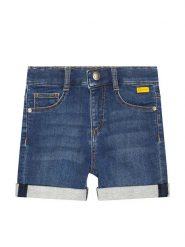 Steiff Szorty dżinsowe w kolorze granatowym rozmiar: 98. Niebieskie szorty Steiff, bez wzorów, klasyczne, z podwyższonym stanem. Za 86.99 zł.