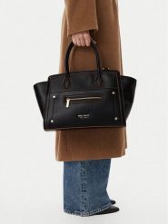 Nine West Torebka CEO-NW-M-002-10 Czarny. Czarne torebki klasyczne Nine West, bez wzorów, ze skóry, bez dodatków. Za 249.99 zł.
