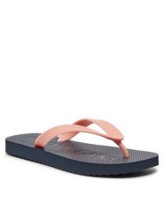 Tommy Jeans Japonki Tjw Logo Flip Flop EN0EN02447 Różowy. Czerwone klapki Tommy Jeans, bez wzorów, z jeansu, bez obcasa. Za 99.99 zł.