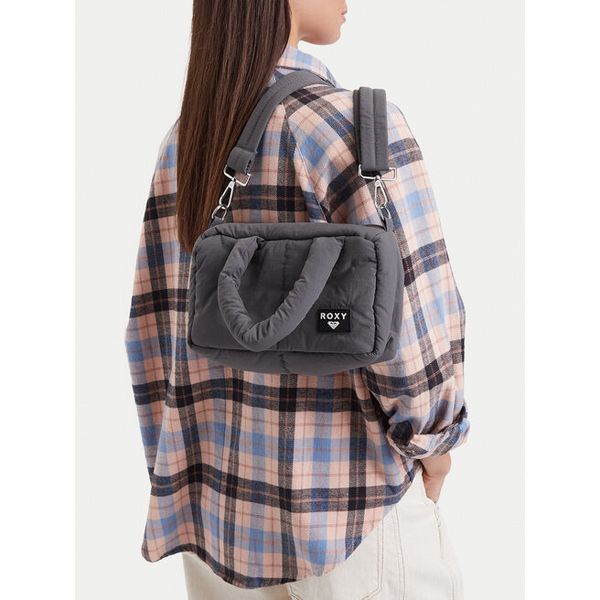 Torebka Roxy. Szare torebki klasyczne Roxy, bez wzorów, bez dodatków. Za 59.99 zł.