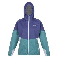 Kurtka Softshellowa Damska Niska Waga Tarvos V. Niebieskie kurtki sportowe Regatta, l, bez wzorów, z softshellu, bez kaptura, trekkingowe. Za 110.99 zł.