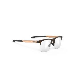 Okulary Rudy Project INKAS XL HALF RIM Demi Turtle Gloss SHAPE A - DEMO LENS. Brązowe okulary przeciwsłoneczne Rudy Project, bez wzorów, ze lnu, sportowe. W wyprzedaży za 672.00 zł.