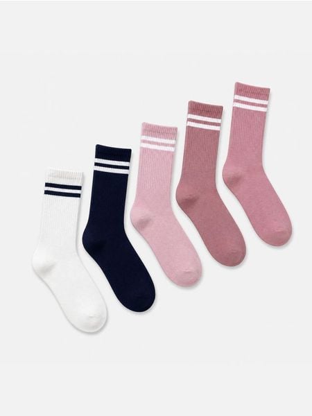 Skarpetki z wiskozą 5 pack - wielobarwny. Skarpety Sinsay, bez wzorów, z wiskozy. Za 17.99 zł.