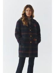 TATUUM Płaszcz przejściowy "Swero" w kolorze granatowym rozmiar: 40. Niebieskie płaszcze Tatuum, bez wzorów, bez kaptura. Za 699.51 zł.